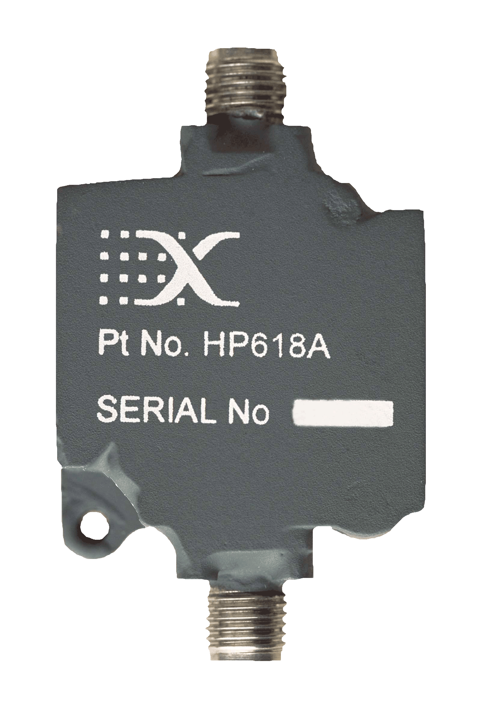 Broadband RF High Pass Filter Product passband 6 to 18 GHz input DC to 18 GHz plexsa
