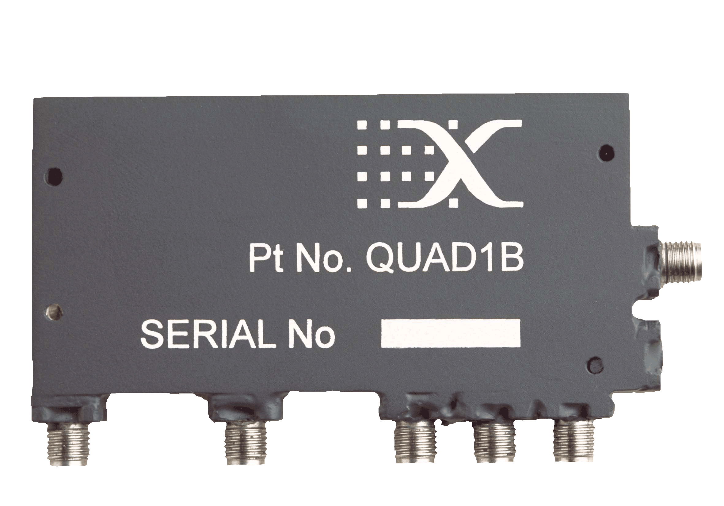 broadband rf quadruplexer product with integrated coupler channels 2 to 6 to 10 to 14 to 18 GHz plexsa