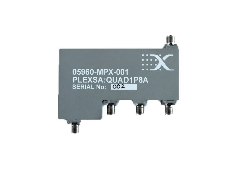 Broadband RF Quadruplexer Product contiguous channels 2 to 6 to 10 to 14 to 18 GHz plexsa